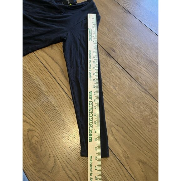 Lysse Top Womens‎ Size Small Black Scoop Neck Drape Long Sleeve Pullover Tunic - Picture 6 of 11